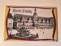 Blechschild Markt Leipzig historisch Nostalgie 30x20 cm Sachsen - Machern Vorschau