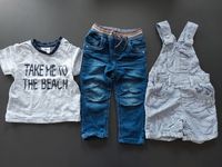 Kinder Jungen Gr. 86 Paket 3 Teile Shirt, Hose und Latzhose Mecklenburg-Vorpommern - Torgelow Vorschau