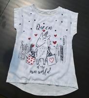 Mädchen T-Shirt, Größe 134 140, weiß mit Einhorn Nordrhein-Westfalen - Gütersloh Vorschau