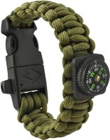 Survival Armband 3m Kompass Feuerstein Signal-Pfeife Paracord Berlin - Reinickendorf Vorschau