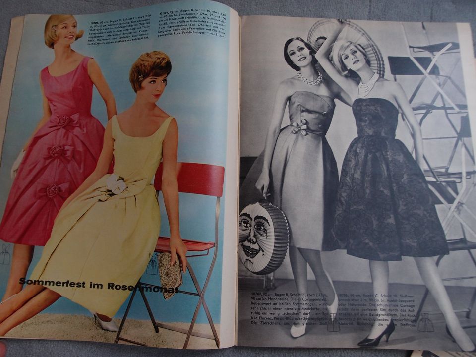 Beyer Mode Magazin Sommer 7/1961 Modetrend 50er 60er Rockabilly in Bietigheim-Bissingen