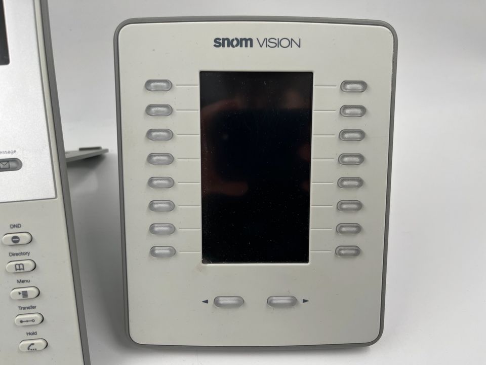Snom 870 Voip Telefon + Snom Vision Erweiterung NEU in Nürnberg (Mittelfr)
