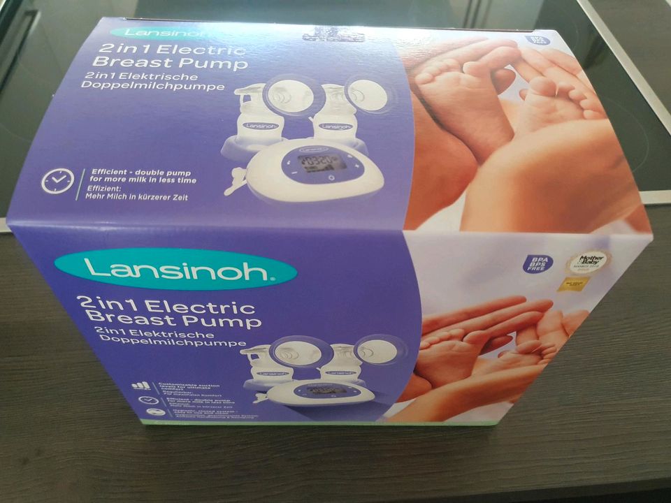 Lansinoh 2in1 elektrische Milchpumpe NEU in Rees