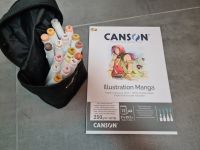 CANSON DIN A4 Block & Ohuhu Honolulu Brush Marker Bayern - Kolbermoor Vorschau
