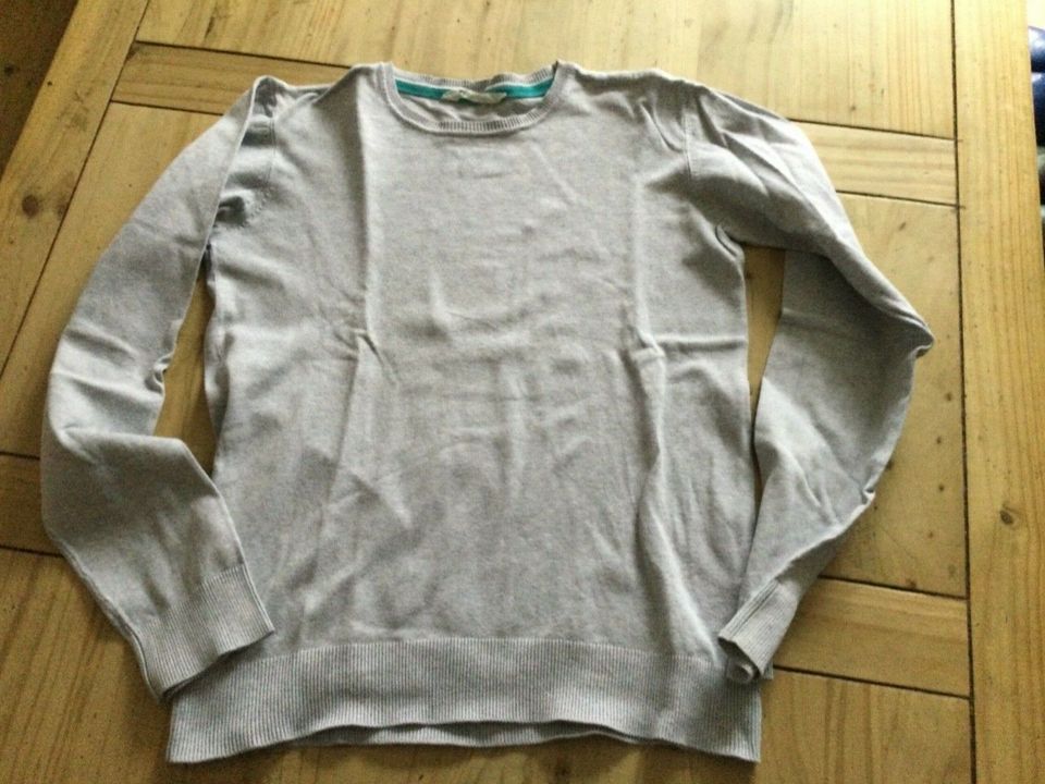 ** H&M Pullover hellgrau meliert Gr.158/164 **(693) in Sachsenkam