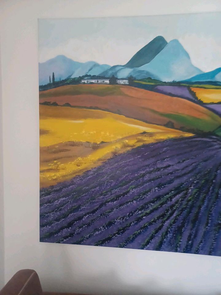Karin Bodenschatz Künstler Gemälde Acryl "Provence"  130x170 in Dinkelsbuehl