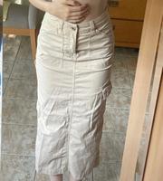 langer jeansrock beige Sachsen-Anhalt - Dessau-Roßlau Vorschau