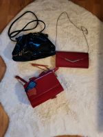 Tasche Tamaris Clutch Lack schwarz rot Schleswig-Holstein - Escheburg Vorschau