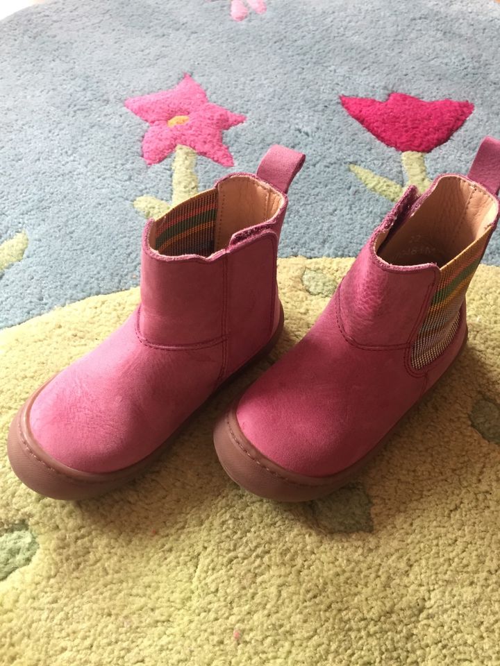 ❤️ Süßer Däumling Frühjahrs- und Herbst-Stiefel in pink Größe 22 in Emmerthal