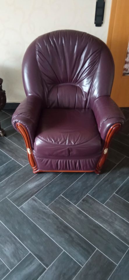 Echt Leder Couch zu verkaufen in Bad Sülze