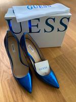 Guess Pumps High Heels in blauer metallic Optik in Größe 39 München - Thalk.Obersendl.-Forsten-Fürstenr.-Solln Vorschau