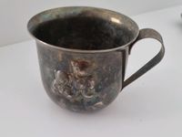 Alte Bären Teddy Becher Tasse  silberfarbene Vintage Berlin - Tempelhof Vorschau