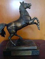 Antike Bronze Pferd Skulptur mit Seriennummer. Bayern - Unterhaching Vorschau