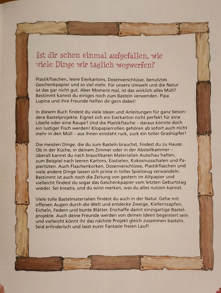 Das Sachen machen Bastelbuch von pipa lupina Coppenrath Spiegelbu in Hagen am Teutoburger Wald