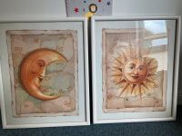 Sonne und Mond Bild im Bilderrahmen Holzrahmen Glasscheibe Geeste - Osterbrock Vorschau