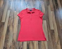 "TOMMY HILFIGER" Damen-Poloshirt Gr. L rot Slim Fit Niedersachsen - Garbsen Vorschau