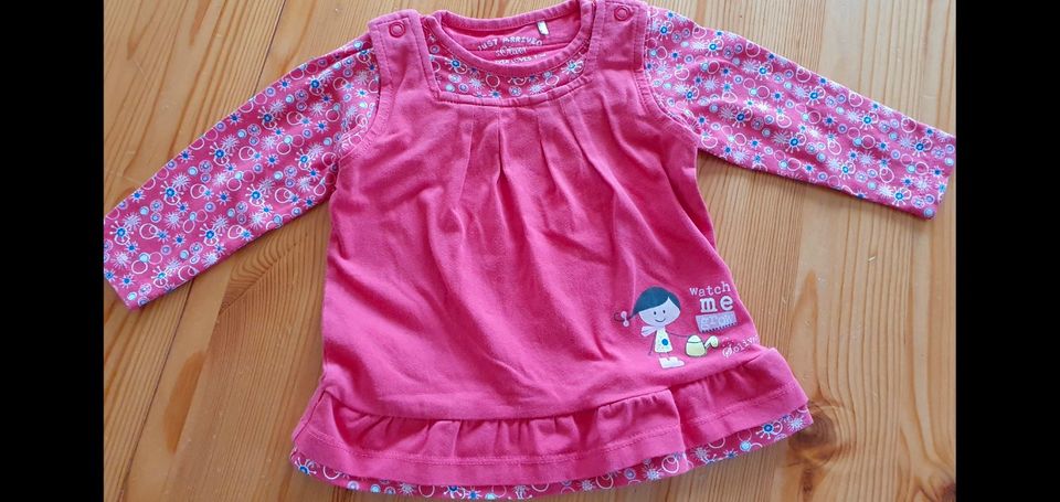 2 Babykleidchen Gr. 80 rosa/pink (1 x NEU) in Eriskirch