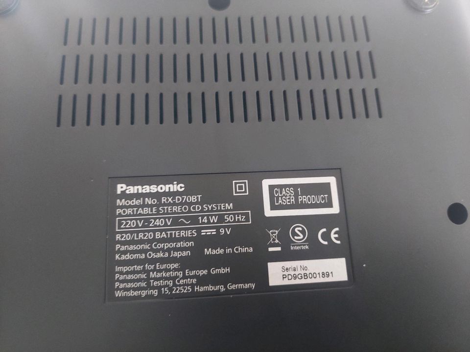 DAB+ Digitalradio miz CD Panasonic RXD70BT in Eichendorf