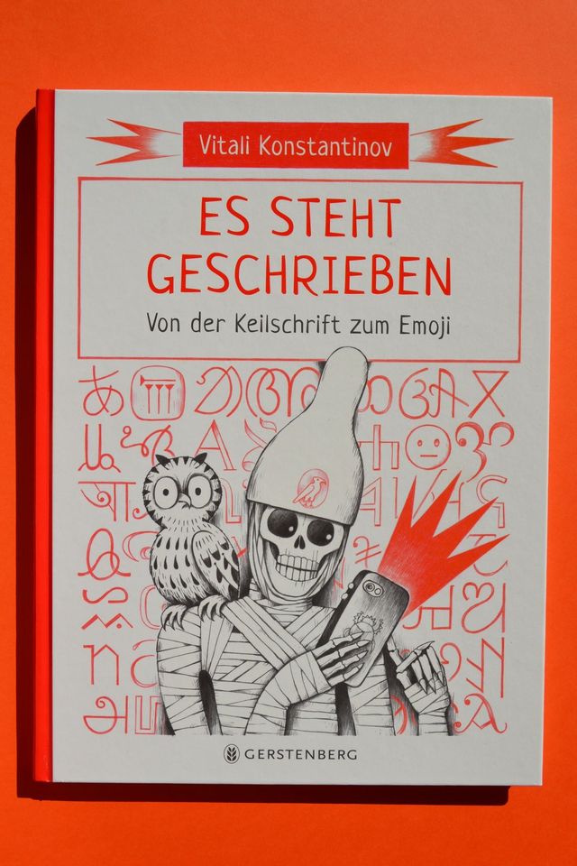 Konstantinov - Es steht geschrieben - V. d. Keilschrift zum Emoji in Berlin