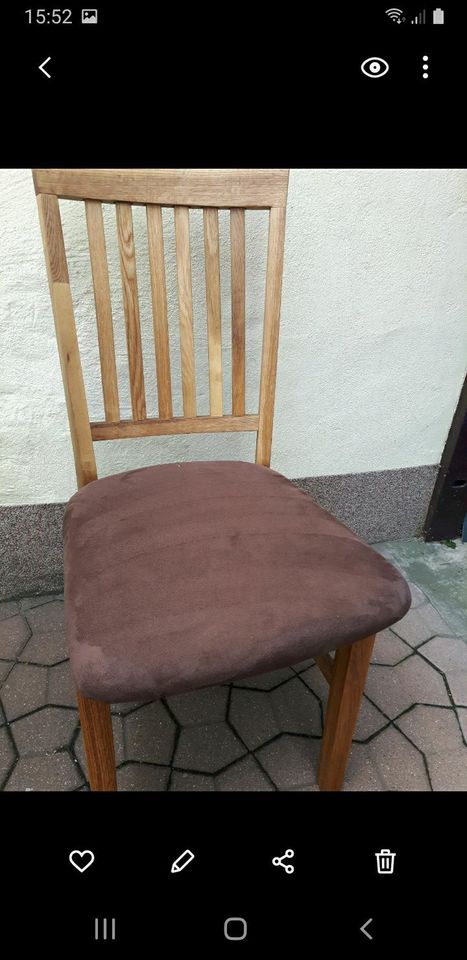 Stuhl in Braun in Staßfurt-Löbnitz