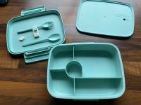 Ecolino Lunchbox Bentobox blau 1,3 l Öko Besteck wie neu Bayern - Schwarzenbruck Vorschau