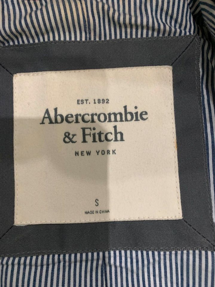 Abercrombie & Fitch Blazer Jacke Wolle dunkelblau Gr. S in Hamburg