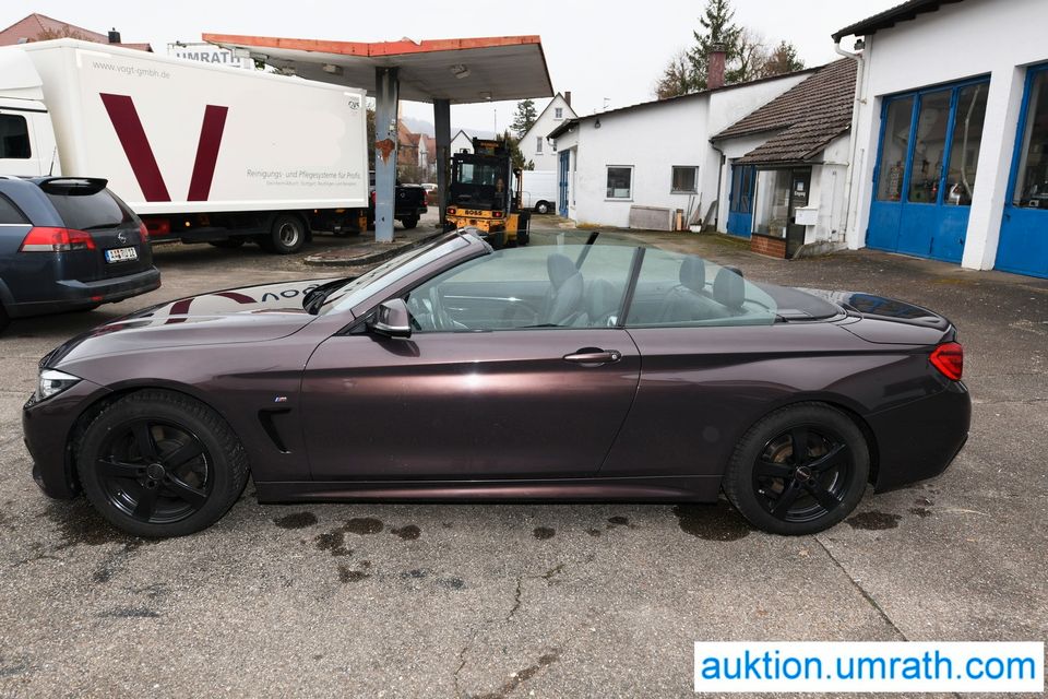 BMW 430 i M- Sport Cabrio Leder Klima Automatik Navi Shadow- Line M- Technik Aerodynamik- Paket Bi- Xenon Leasingverwertung in Neresheim