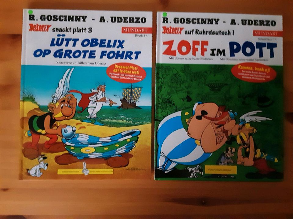 Asterix Hefte Comix gebunden Mundart in Nordholz