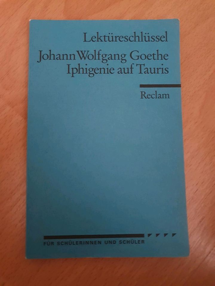 Lektüreschlüssel Iphigenie auf Tauris Goethe in Köln