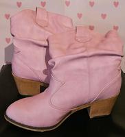 Rosa Cowboy-/Western-Stiefeletten – Größe 41 – top Zustand Niedersachsen - Wathlingen Vorschau