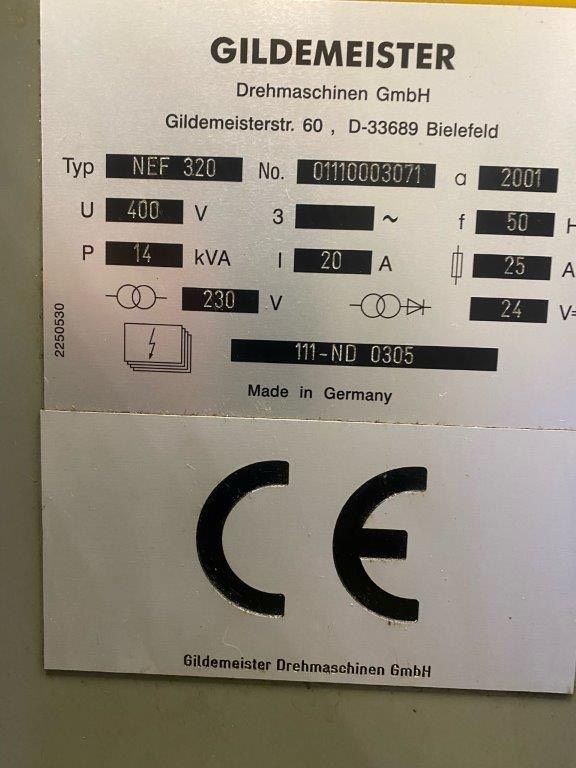 Zyklendrehmaschine Gildemeister NEF 320 (Siemens) Drehmaschine in Wallerstein