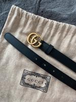 Gucci GG Marmont Gürtel - schwarz, Größe 80 Niedersachsen - Bramsche Vorschau