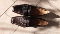 Braune HÖGL Damenschuhe Gr. 9 (43/44) - top Zustand Schleswig-Holstein - Mildstedt Vorschau