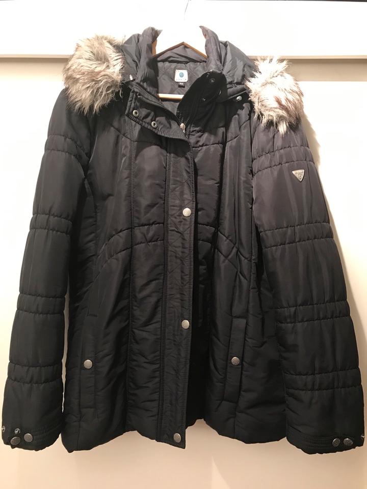 Damen winterjacke (schwarz) von Lutha mit kapuze. Grösse XXXL in Unkel