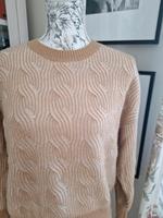 100% Kaschmir Strick Pullover Premium creme M Wolle 38 C&A Zopf Bayern - Bodenkirchen Vorschau