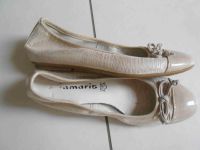 TAMARIS Ballerinas 36 Schuhe Slipper gold beige NEUwertig flache Kr. München - Ismaning Vorschau