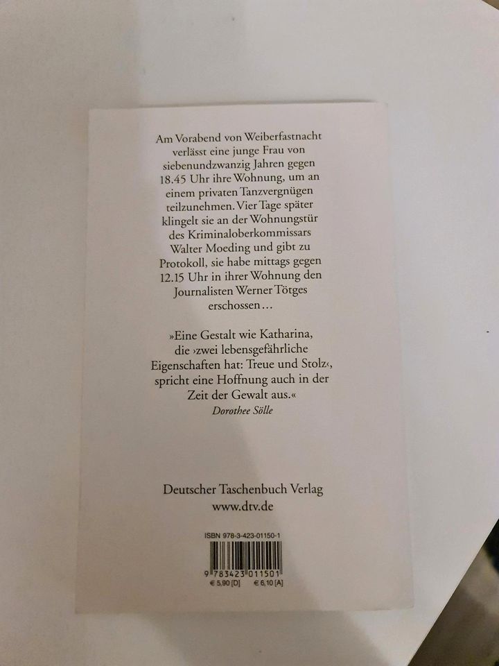 Buch: "Die verlorene Ehre der Katharina Blum" in Mundelsheim