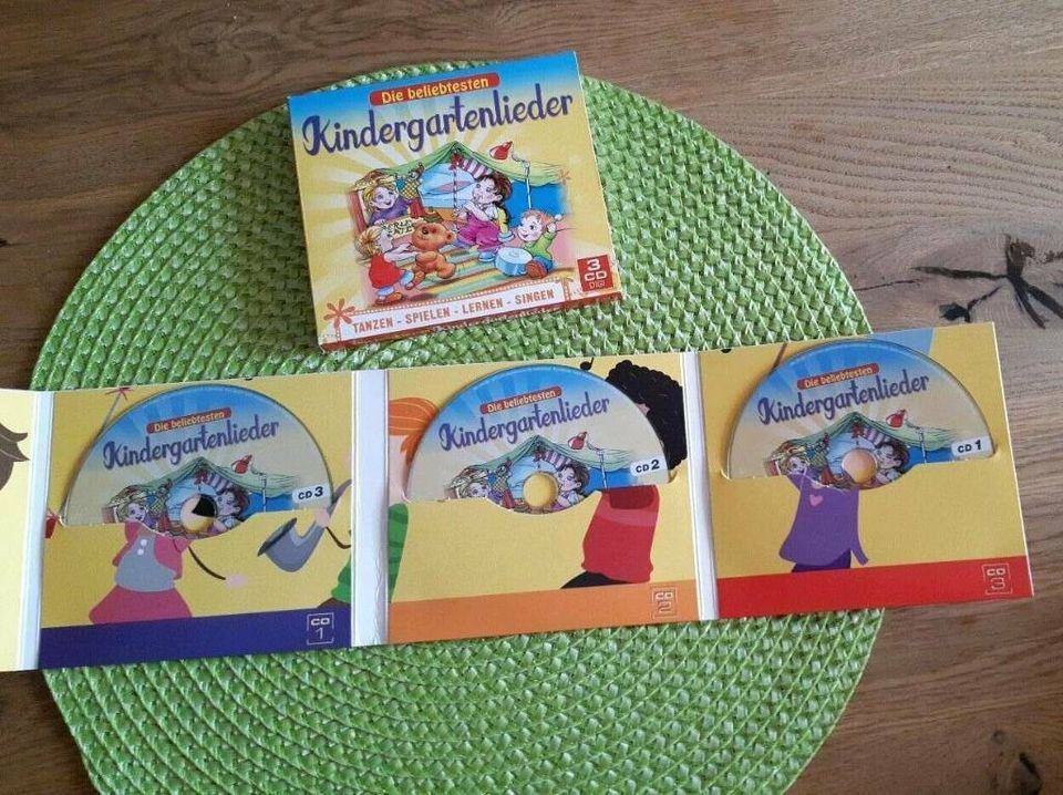 3 CD's Die beliebtesten Kindergartenlieder und ein Springseil in Zülpich