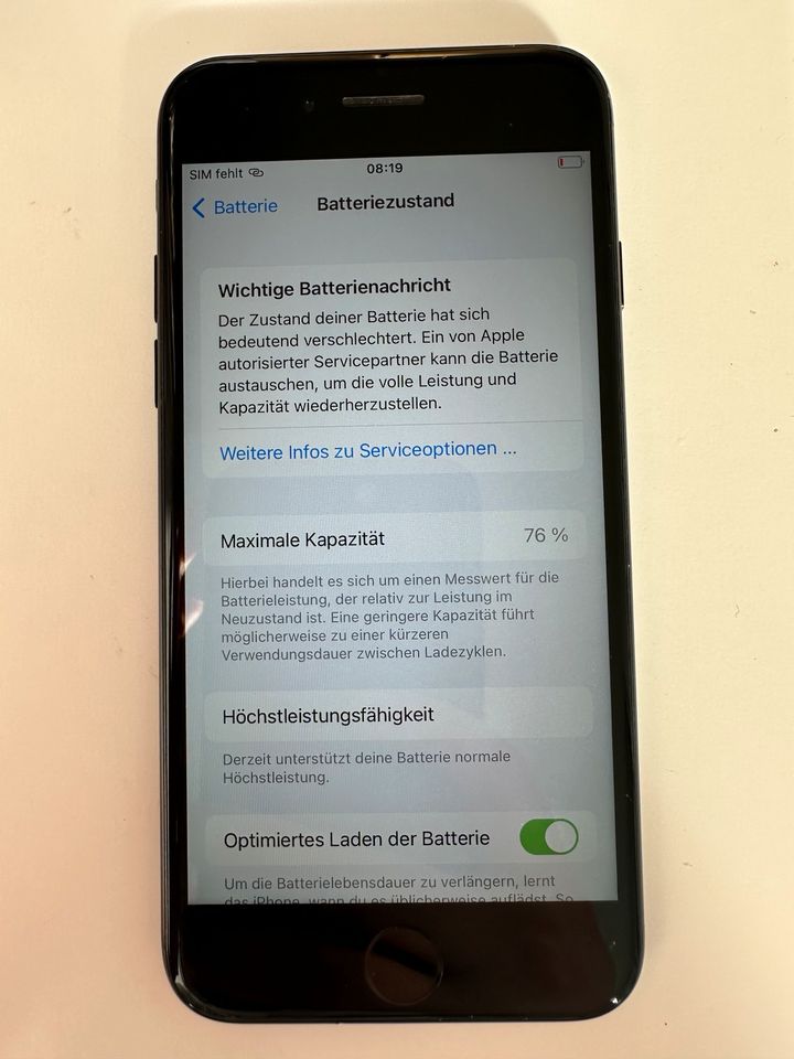 iPhone 7 Space Grau 128 GB Audio Chip defekt in Ostfildern