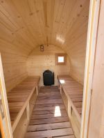 Fasssauna Gartensauna Mobile Sauna Banja Sauna Fass 2,65m/○2,15m Nordrhein-Westfalen - Meschede Vorschau