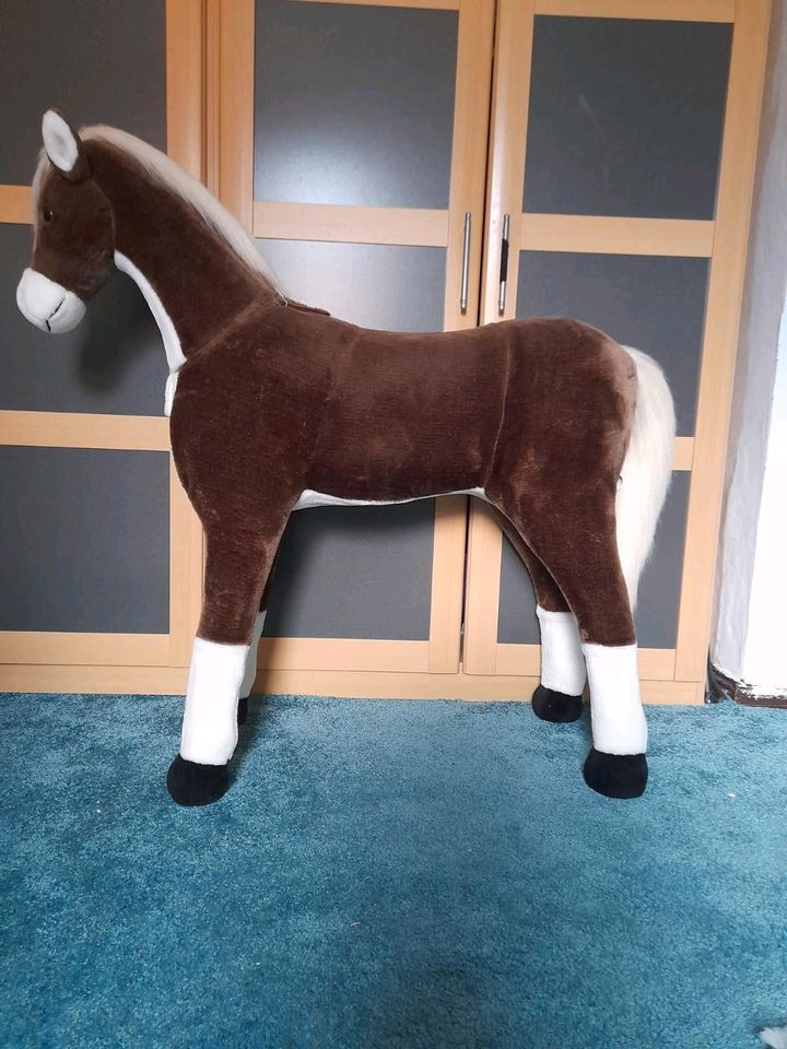 Standpferd Reitpferd Stehpferd XXL von Knorrtoys Höhe ca. 105cm in Wasungen