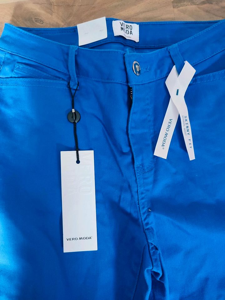 Neu Skiny Jeans Hose Cobalt blau Vero Moda 27/32 Größe 34 36 in Düsseldorf