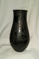 Vase schwarz Keramik Ceramica neagra Marginea Rumänien Bayern - Illertissen Vorschau