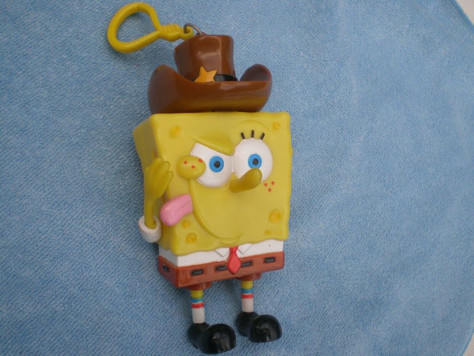 SpongeBob Schwammkopf, große Figur / Anhänger aus 2003 *RARITÄT* in Harsewinkel