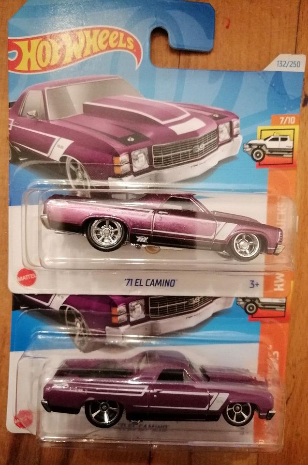 2x Hot Wheels 71 El Camino Super Treasure Hunt in Hungen