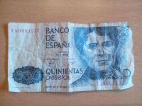 500 Pesetas Quinientas - Banco De Espana Schein Geldschein 1979 Rheinland-Pfalz - Moselkern Vorschau