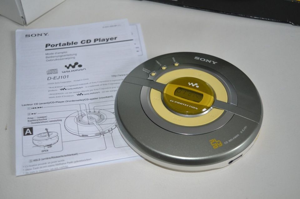 Sony D-EJ101 Jog Proof CD Player / Walkman mit G Protection / OVP in Nordenham