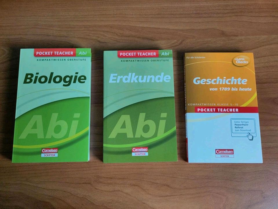 3 Pocket Teacher Biologie Erdkunde Geschichte in Halle