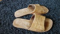 ESPRIT Damen Schuhe Gr. 36 in gold Pantoletten Sandalen Bayern - Döhlau Vorschau