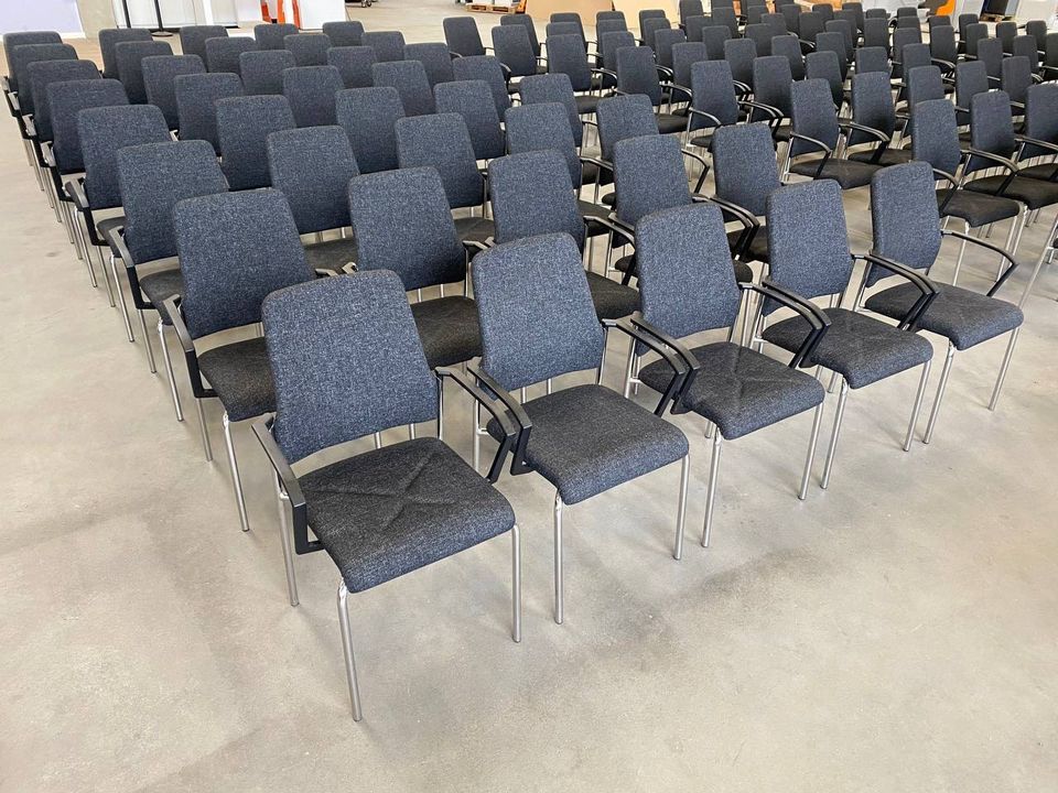 130 Interstuhl Besucher Stühle Design Stapelstühle Konferenzstuhl in Norderstedt